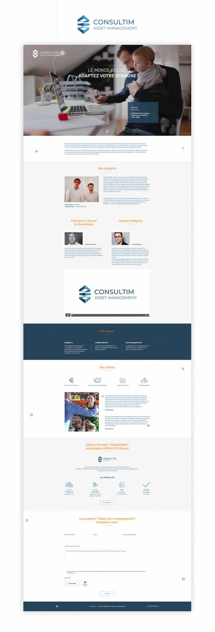 Site web Consultim Asset Management (CAM)