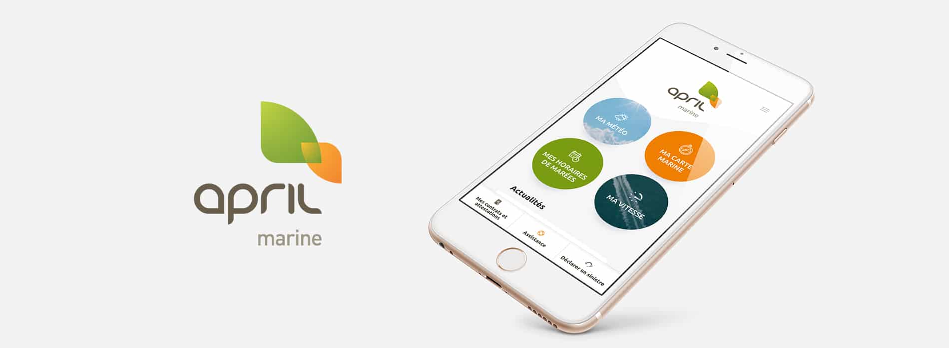 Application mobile APRIL Marine