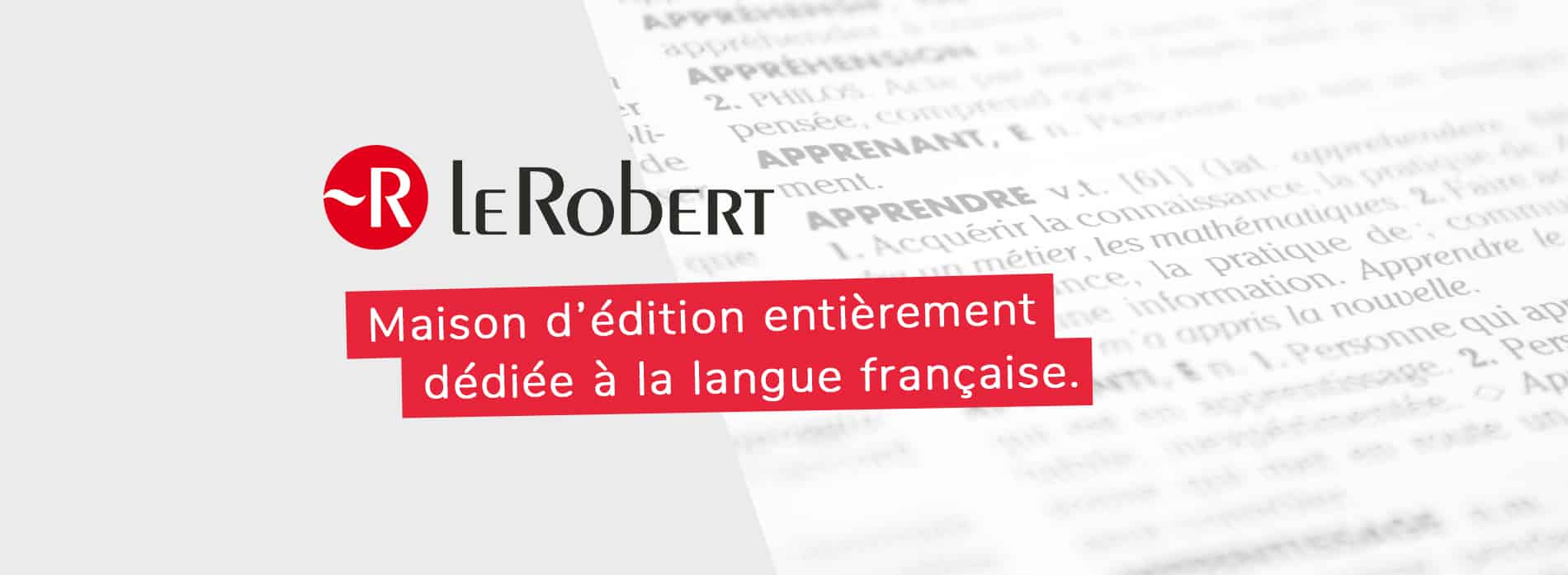 Site web Le Robert Maison d'édition