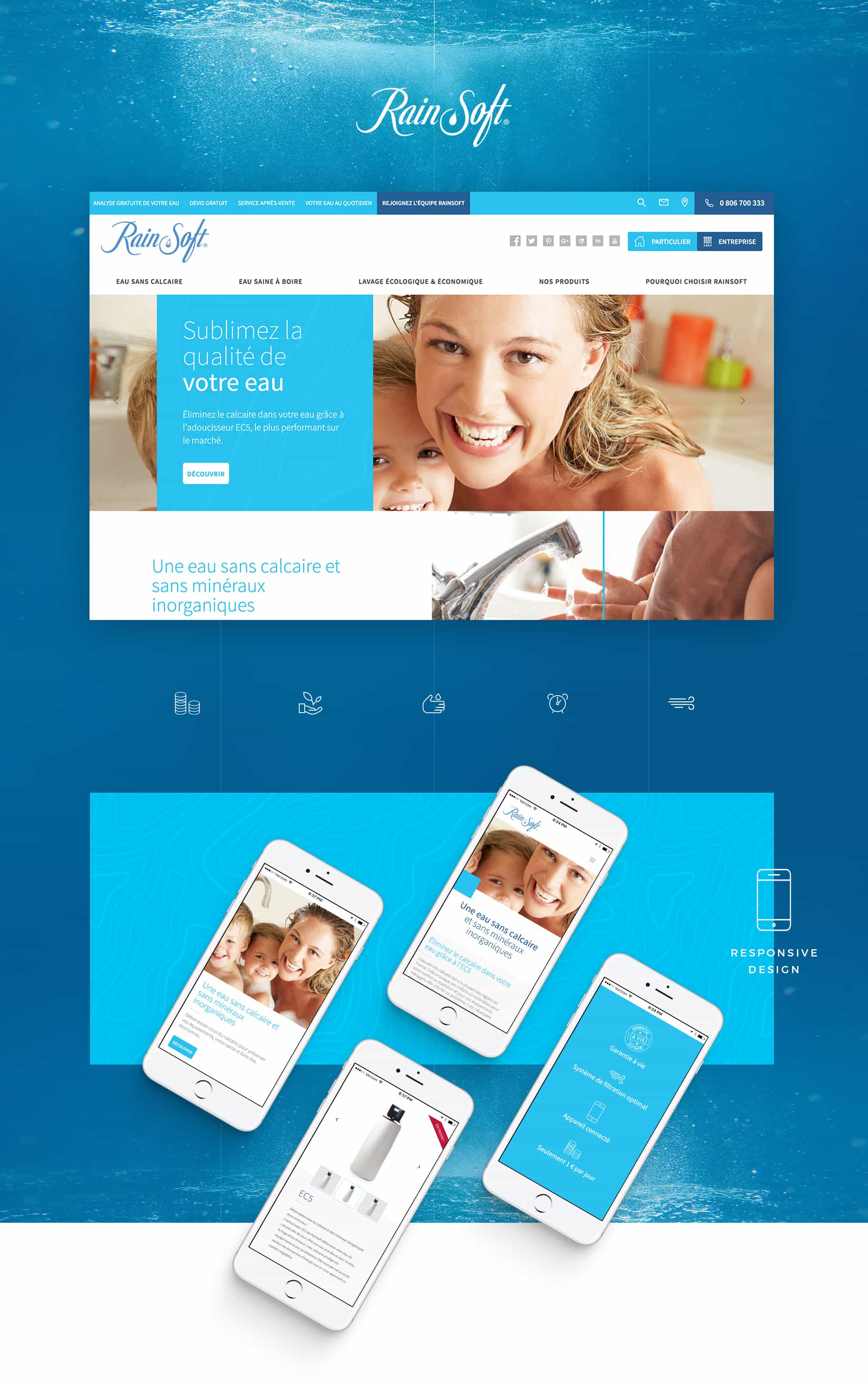 Site web Rainsoft