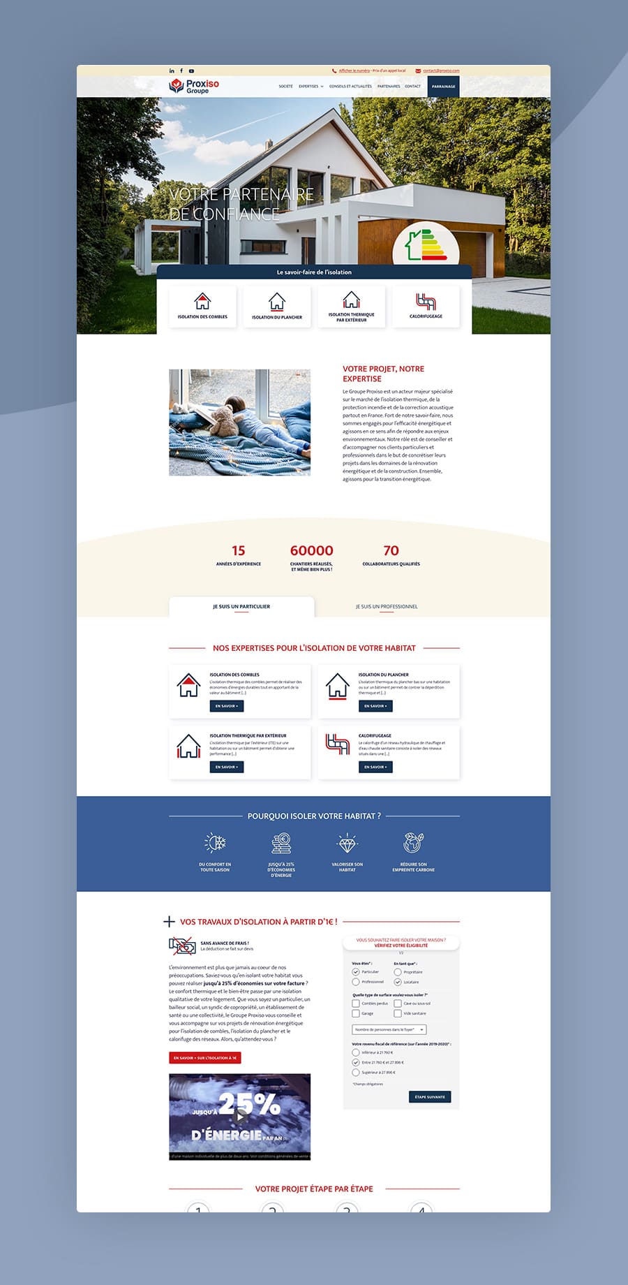 Site web Proxiso