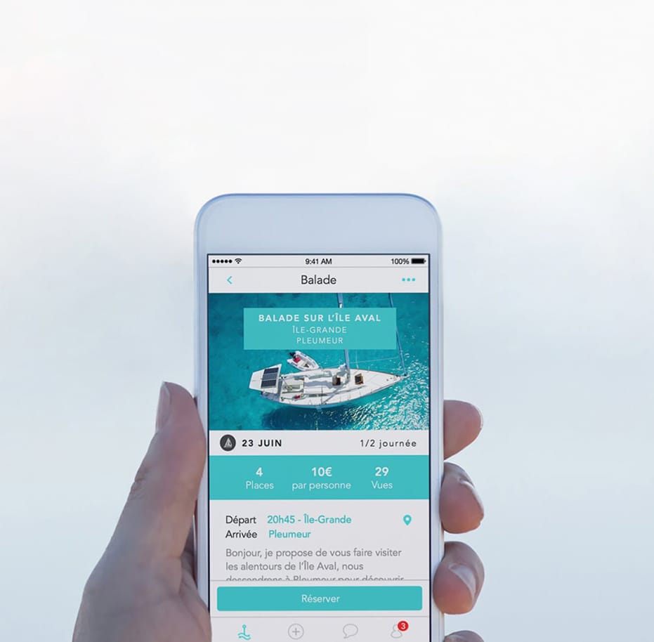 Application mobile ShareMySea